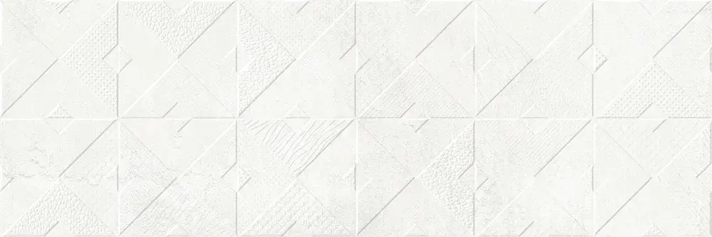 Настенная плитка ALMA Ceramica TWA11MAS027 Mars 60x20 белая матовая под геометрию