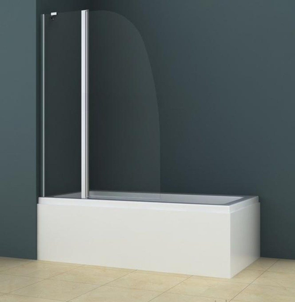 Шторка для ванны складная Azario Boston 100х140 цвет профиля хром (AZ-142)