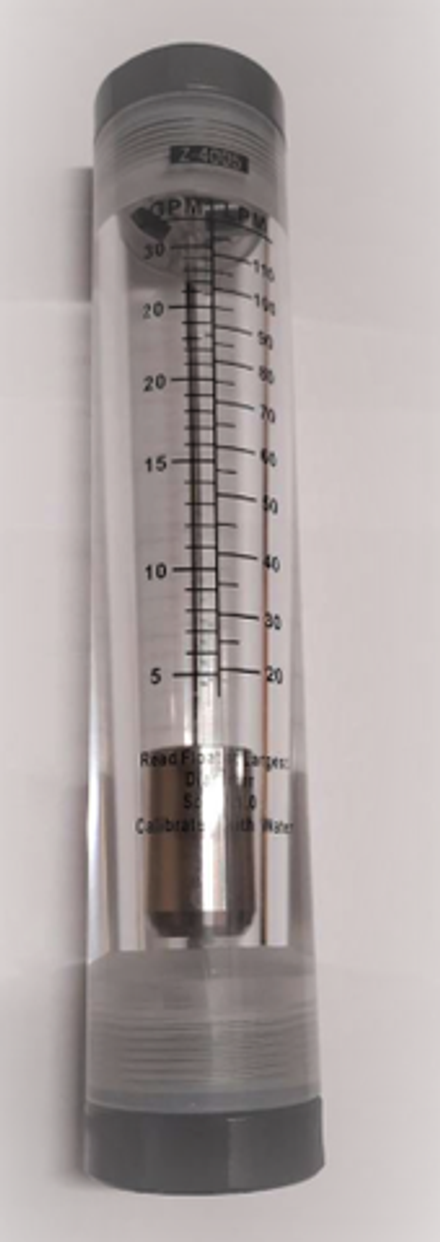 Ротаметр IN-LINE модели Z-4009 60-200 GPM (13,6-45,4 м/час) 2 "