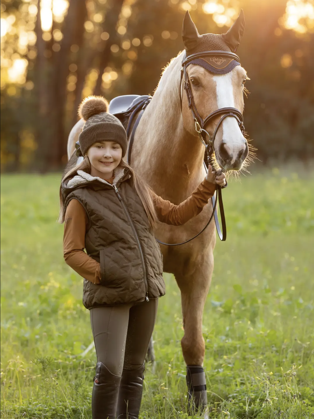 Жилет двусторнний детский LeMieux Young Rider Eloise Alpine