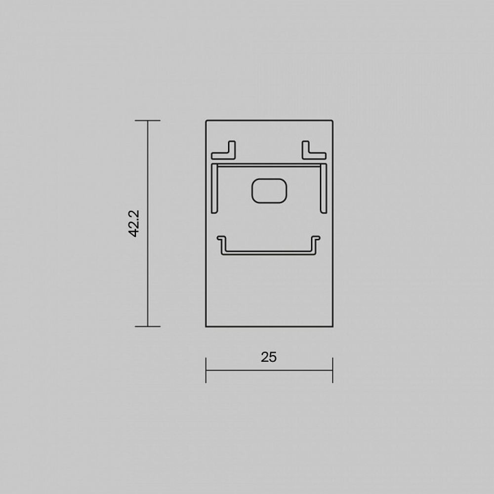 Заглушка для профиля Maytoni  642061