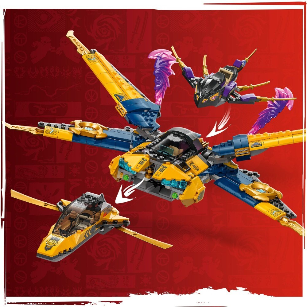 LEGO Ninjago/ Штормовой суперджет Раса и Арин/ 71833
