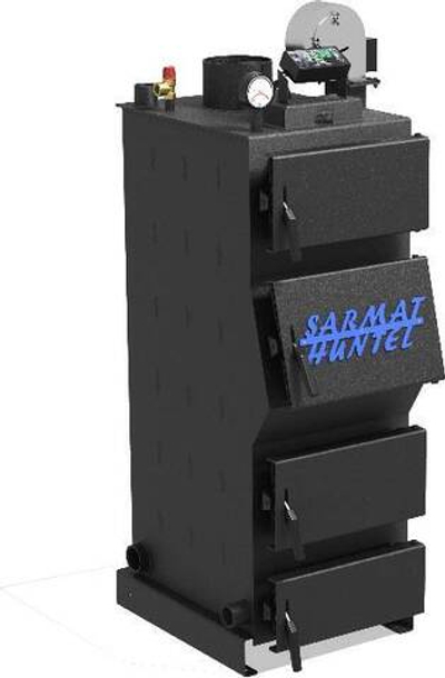 Котел твердотопливный длительного горения Huntel Sarmat 15