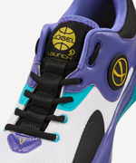 Кроссовки баскетбольные JÖGEL Launch 2.0 LOW, белый/фиолетовый/голубой