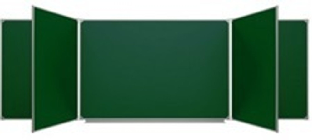 Пятиэлементная магнитная полимерная школьная доска 3000х1000 (меловая)