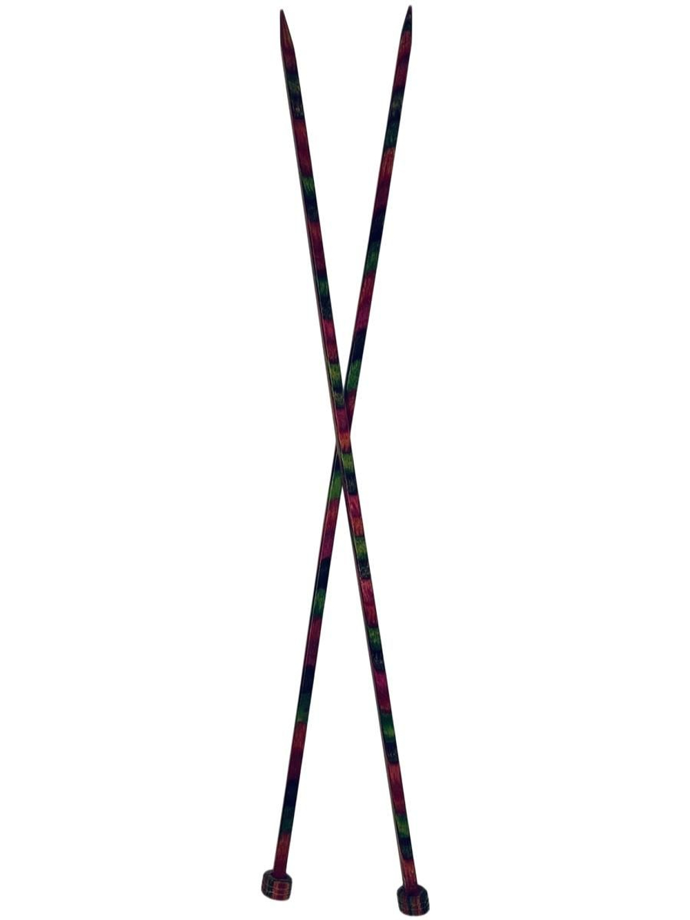 Спицы прямые кубики №6,5 (береза ) 35см Франция