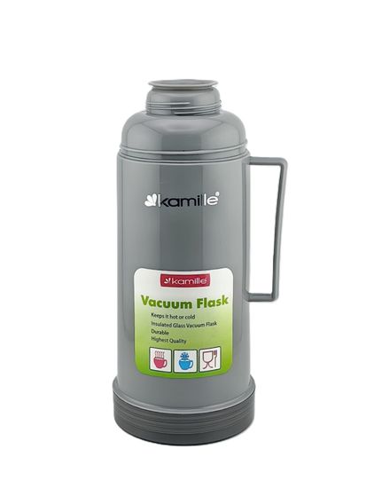 Термос 600 мл. со стеклянной колбой Kamille KM 2071 пластиковый корпус
