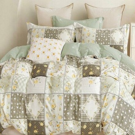 Комплект постельного белья "О. PETCH", сатин, 100% хлопок. Пододеяльник и наволочки на молнии!!!