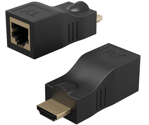 HDMI Удлинитель по витой паре RJ-45 CAT-5e/6 до 30м