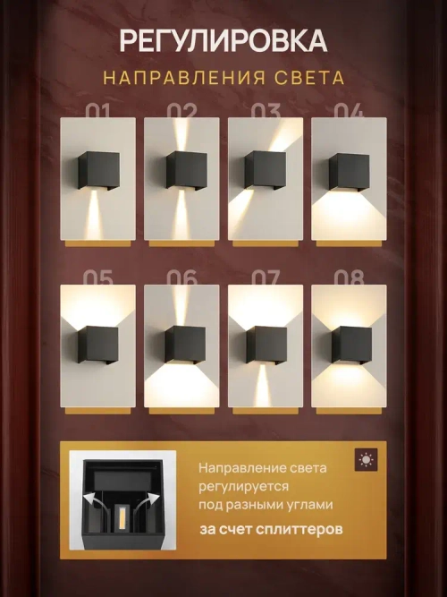 Светильник уличный настенный, бра