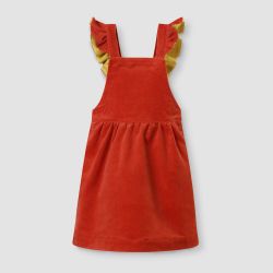 Сарафан из микровельвета цвета терракота