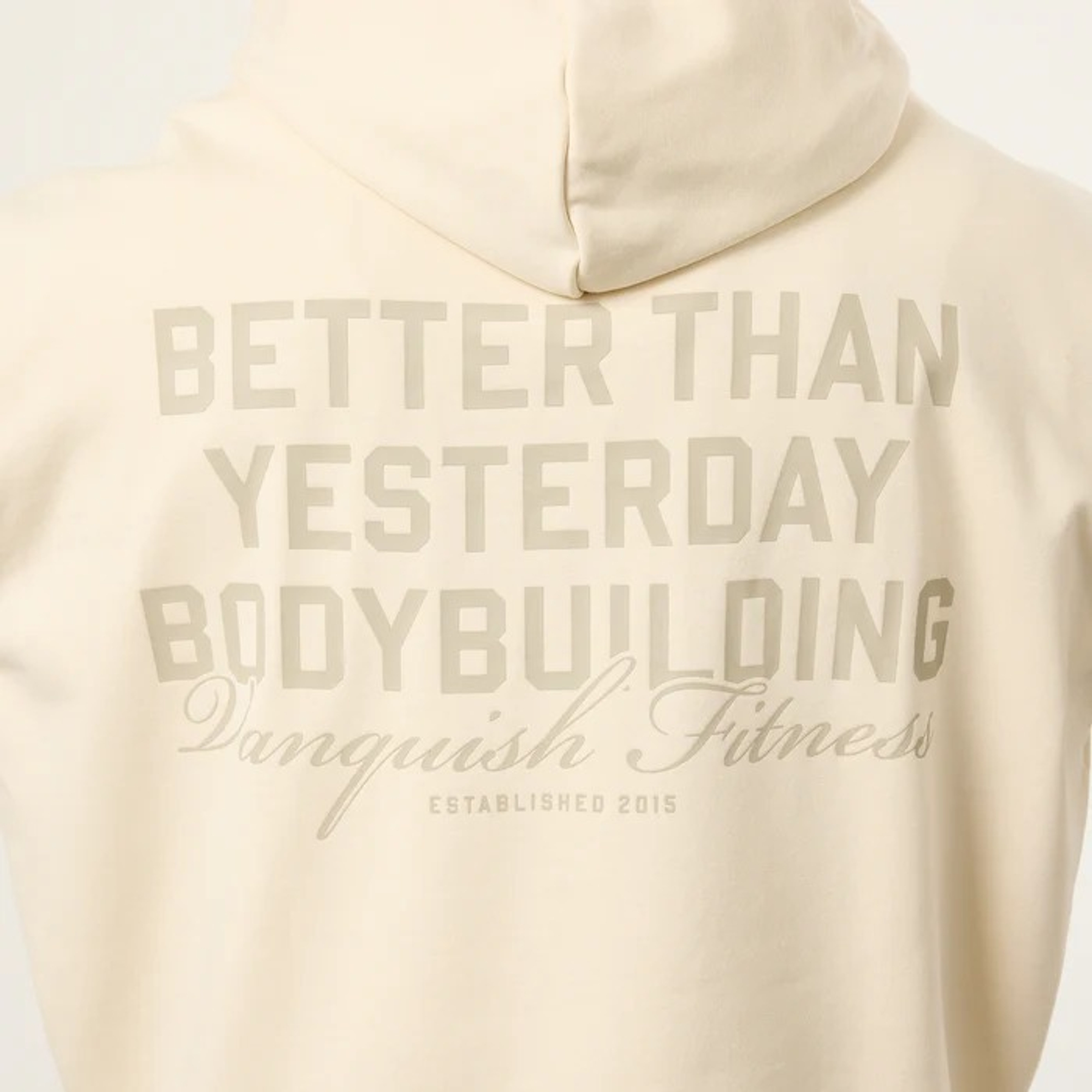 Толстовка VANQUISH Bodybuilding Hoodie Vintage White