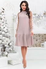 Платье БР-Натали, крем (Акция)