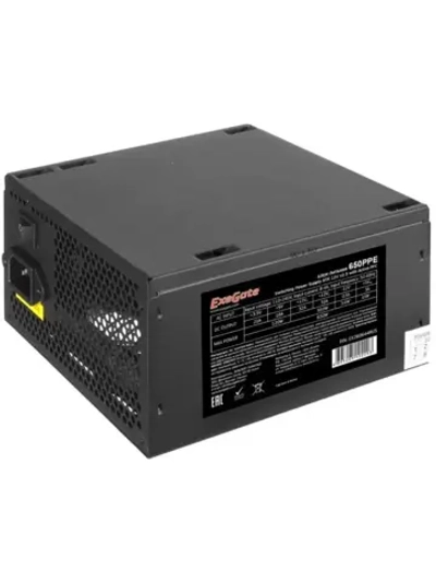 Блок питания 650PPE 650W EX260644RUS BLACK ATX 20+4 пин