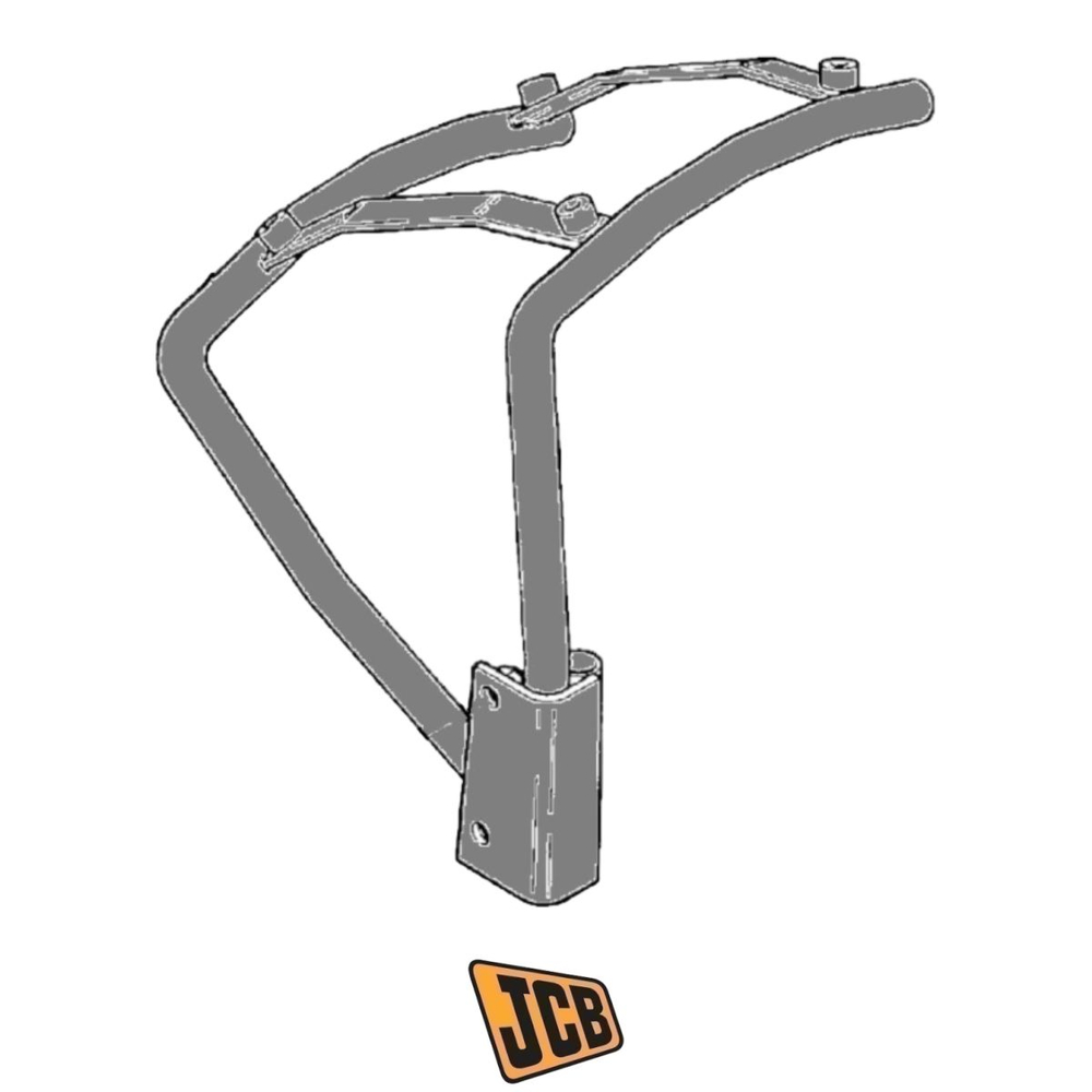 Кронштейн крыла левая JCB 123/03793