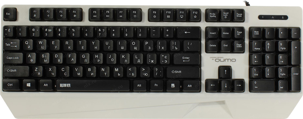 Клавиатура QUMO Twins K68 &lt;USB&gt; 104КЛ,  подсветка  клавиш &lt;33351&gt;