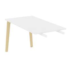 Onix Wood Direct Брифинг-приставка OW.BR-13 Белый Бриллиант/Дуб Светлый/Металл Белый 1380*720*750