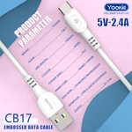 Кабель Yookie CB17 USB - Lightning
