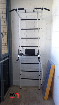 Монтаж шведской стенки Sv Sport в бетонные, кирпичные стены