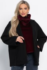 Пальто-пиджак (черный) Б15084-7М LT Collection