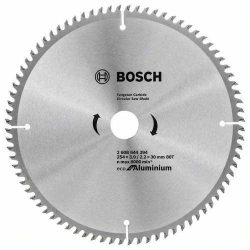 Пильный диск Eco for Aluminium 254x30x2,2 мм BOSCH 2608644394