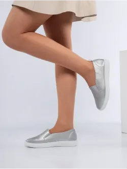 Мокасины летние с перфорацией