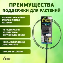GAFS-3-18 GREEN APPLE поддержка кольцо для растений 3шт d18/h28 | GREEN APPLE