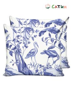 Наволочка комплект 2шт Milky Garden "Шинуазри" 70х70 см