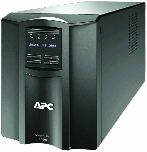 ИБП APC by Schneider Electric Smart-UPS SMT1000I черный 700 Вт
