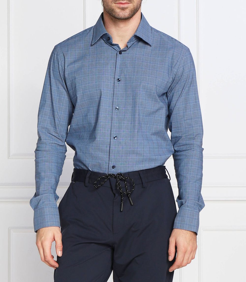 рубашка pjoekent BOSS BLACK - голубой(50478752)