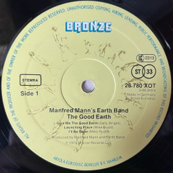 Винтажная виниловая пластинка LP Manfred Mann's Earth Band The Good Earth (Germany 1977)