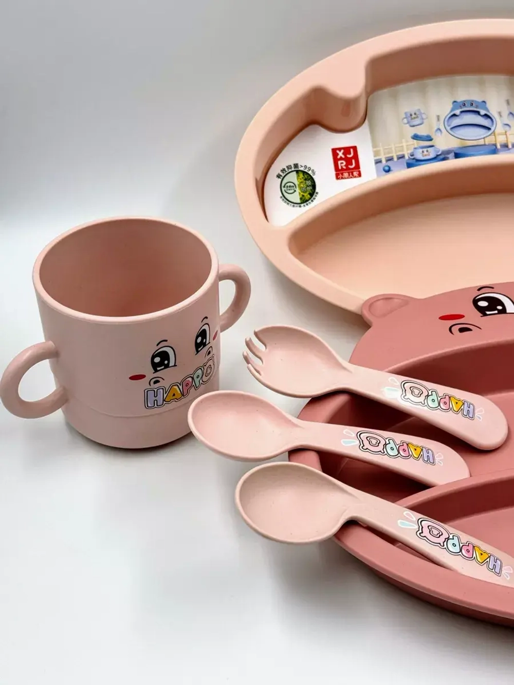 Набор для кормления бамбуковый детский от 6 месяцев новинка