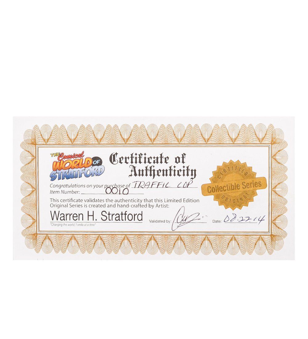 STD-05 Статуэтка Полицейский «Ну настоящий полковник...» (W.Stratford)