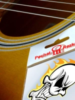 Стикеры - Череп в огне