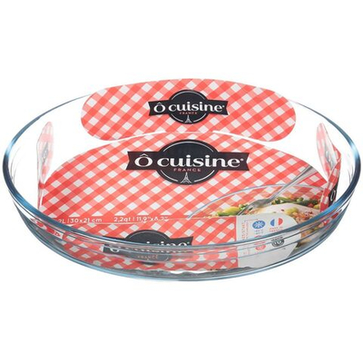 Форма для выпечки стекло, 21х30х6 см, 2 л, овал, O Cuisine, 345BC00/1044