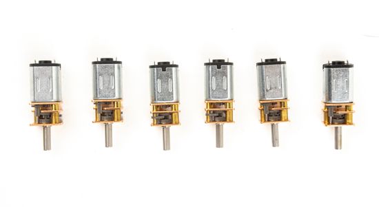 DC мотор с редуктором GA12-N20 100rpm/min 12V