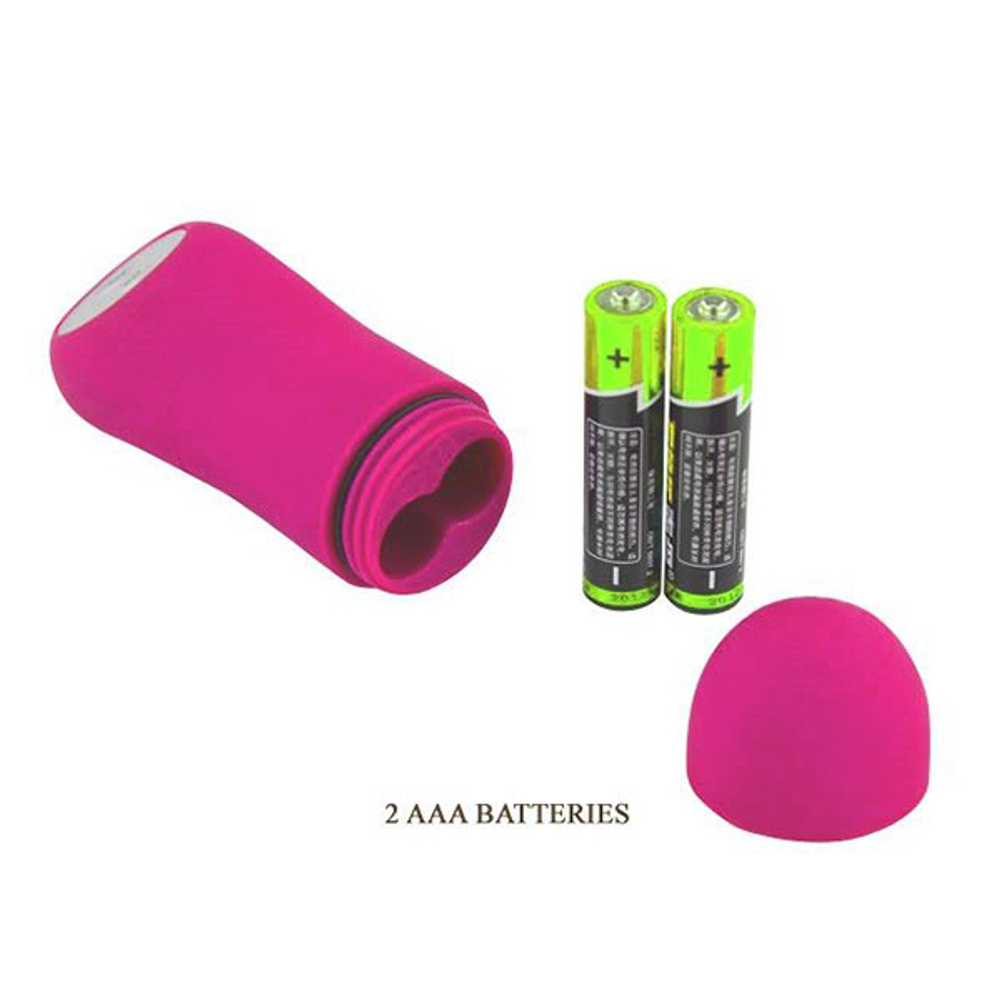 Розовая вибропуля 10см c дистанционным пультом управления Baile Magic X20 BI-014131-0101S