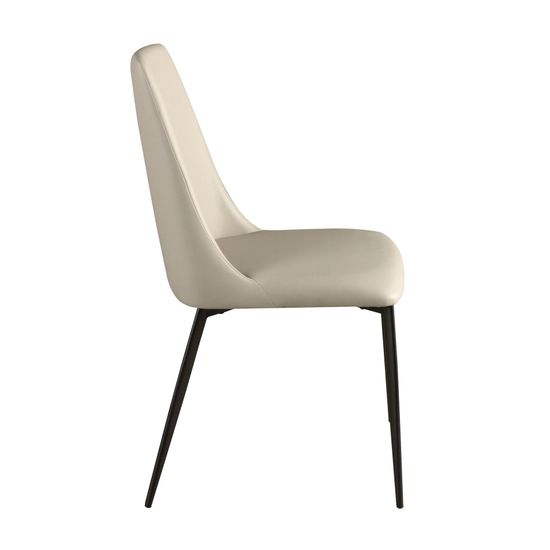 Стул 4184 из экокожи песочного цвета