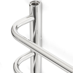 Полотенцесушитель 50х80х1", 6, нерж сталь, вариант 1, Aquater, София