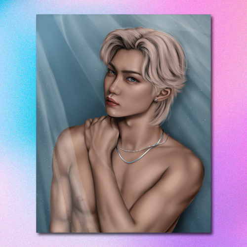 Арт принт / alexstayart / STRAY KIDS / Феликс #02