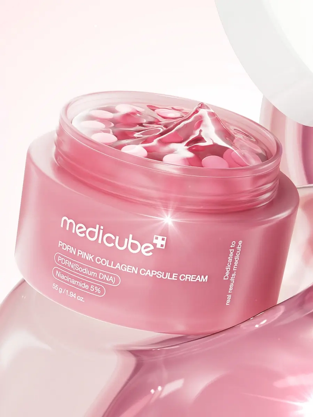 Medicube Капсульный крем с ПДРН для осветления пигментации и сияния кожи PDRN Pink Collagen Capsule Cream 55 гр