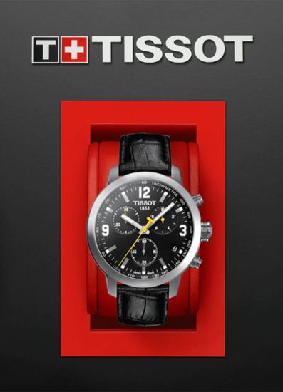 Tissot PRC 200 T055.417.16.057.00 - Швейцарская точность с ярким характером, мужские наручные часы