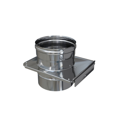 Ferrum Шибер-задвижка (поворотная) нержавеющая сталь (430/0,8 мм) Ø-150