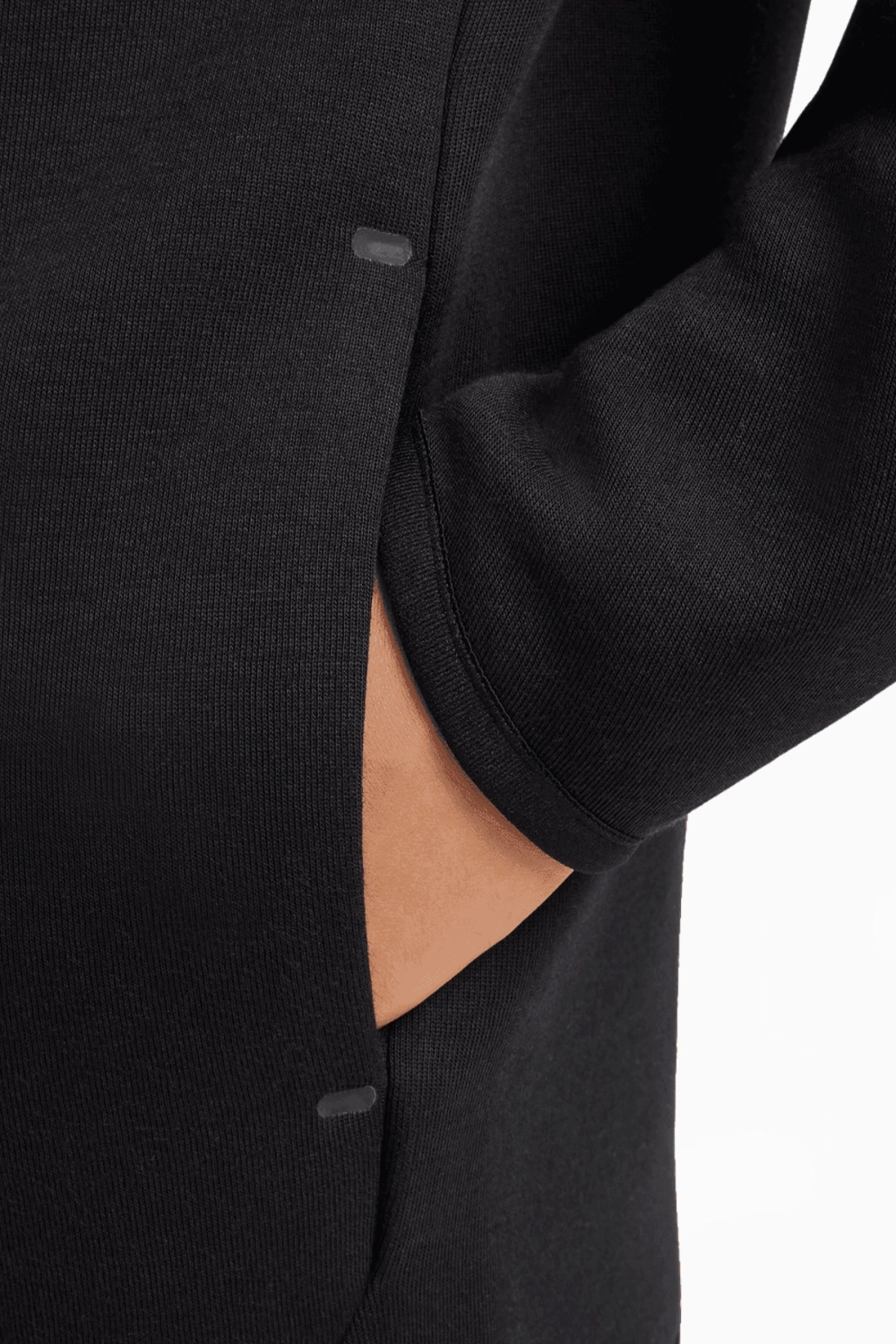 Кофта Nike Sportswear Tech Fleece Junior - черный