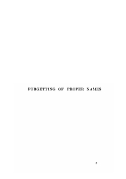 Psychopathology of everyday life | Sigmund Freud