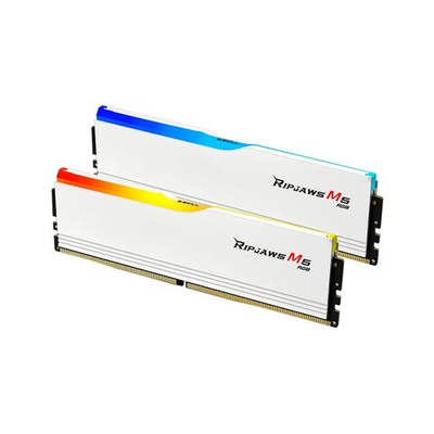 Оперативная память G.SKILL RIPJAWS M5 RGB 32GB 6000МГц DDR5 CL36 DIMM (Kit of 2x16GB) 1.35V XMP 3.0/EXPO, White