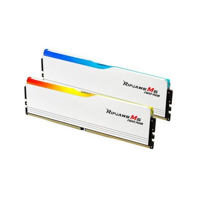Оперативная память G.SKILL RIPJAWS M5 NEO RGB 32GB 6000МГц DDR5 CL30 DIMM (Kit of 2x16GB) 1.35V EXPO, White