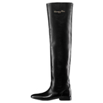 DIOR D Town Over the knee Boots 6cm Women"s Black