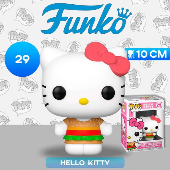 Фигурка Funko POP! Hello Kitty Hello Kitty (Kawaii Burger Shop) (29) 43472 / Фигурка Фанко ПОП! по мотивам франшизы "Hello Kitty"
