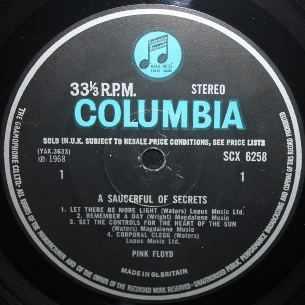Pink Floyd / A Saucerful Of Secrets (LP)
